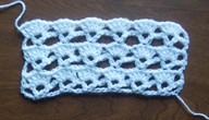 Crochet-v stitch large shells