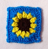 Sunflower Granny Square