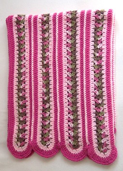 Mile a Minute Afghan - 3 Round Pattern