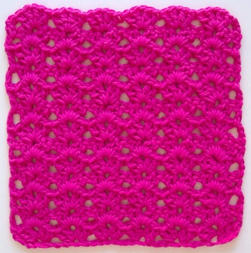 Double V Stitch Dish Cloth